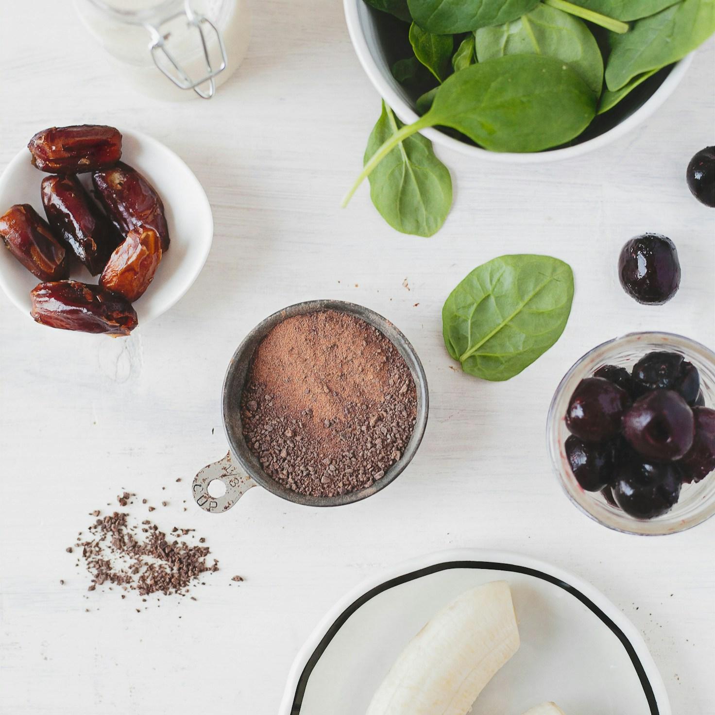 Fresh seasonal ingredients arranged for home cooking